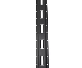 Tout - Rails, barres, poutres Rail d'arrimage universel vertical / Rail E-track - 1,5m - Acier - Noir