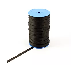 Tout - Sangles rouleau noires Bande en polypropylène - 300 kg - 15 mm - noir
