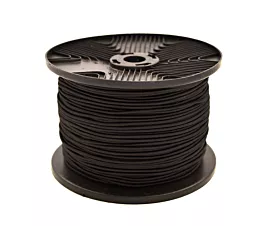Câble élastique - 8mm Câble élastique en rouleau (8mm) - 100m - Noir
