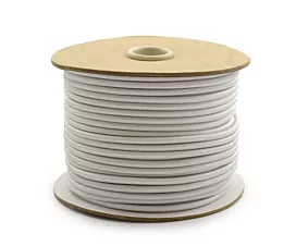 Câble élastique - 8mm Câble élastique en rouleau (8mm) - 100m - Blanc